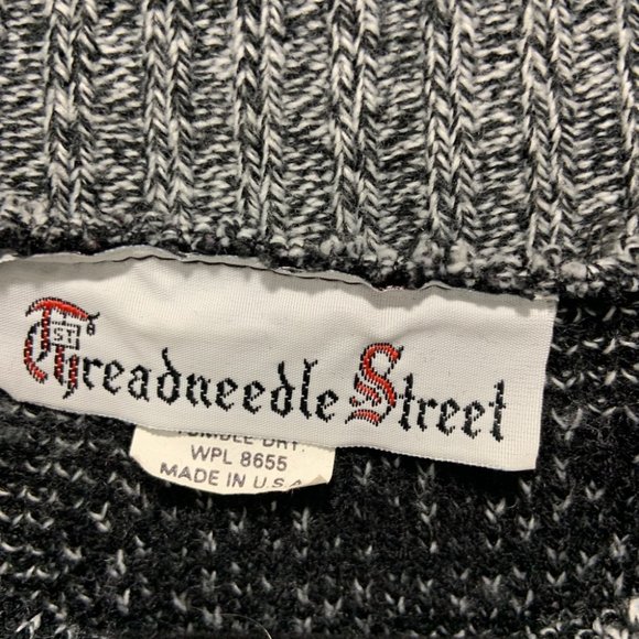 Women's Vintage Threadneedle Street Zebra Sweater - Picture 2 of 6